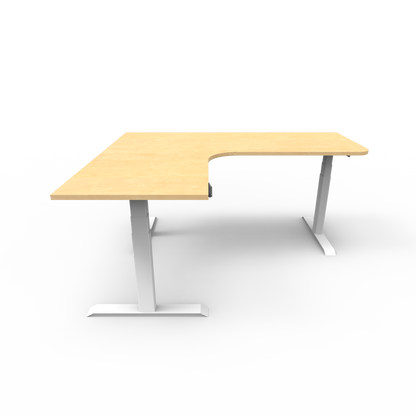 Summit Custom Melamine Corner Standing Desk