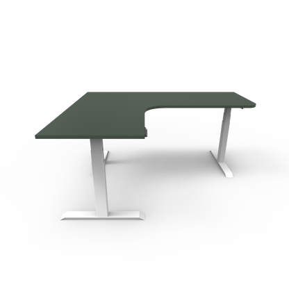 Summit Custom Melamine Corner Standing Desk
