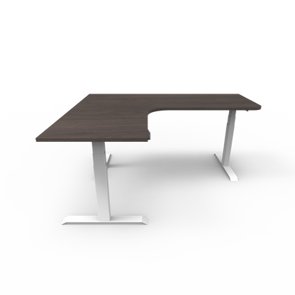 Summit Custom Melamine Corner Standing Desk