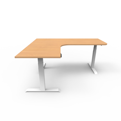 Summit Custom Melamine Corner Standing Desk