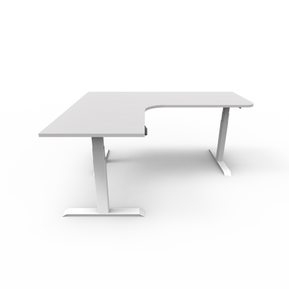 Summit Custom Melamine Corner Standing Desk