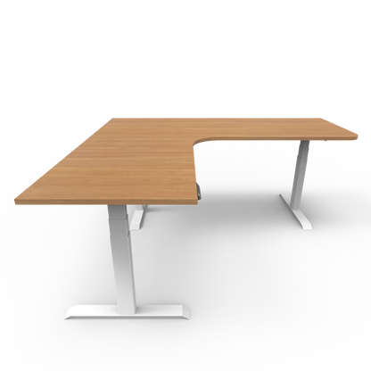 Summit Custom Melamine Corner Standing Desk