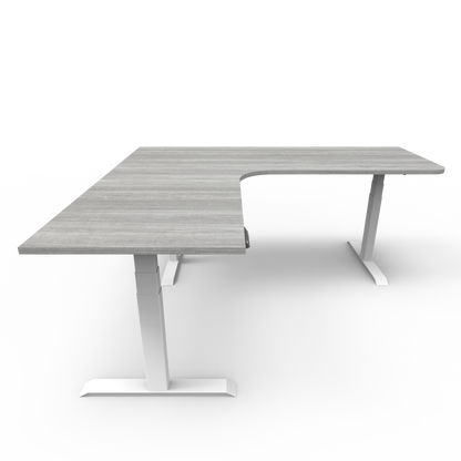 Summit Custom Melamine Corner Standing Desk