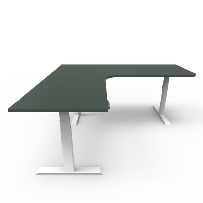 Summit Custom Melamine Corner Standing Desk