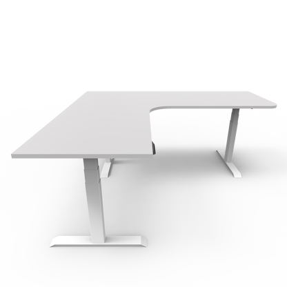 Summit Custom Melamine Corner Standing Desk