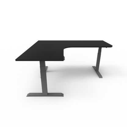 Summit Custom Melamine Corner Standing Desk