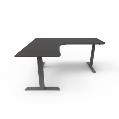 Summit Custom Melamine Corner Standing Desk