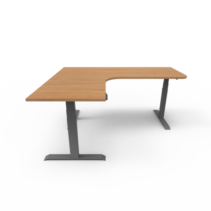 Summit Custom Melamine Corner Standing Desk