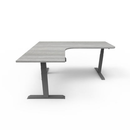 Summit Custom Melamine Corner Standing Desk