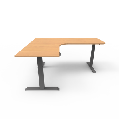 Summit Custom Melamine Corner Standing Desk
