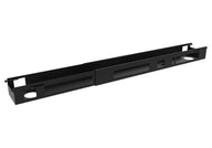 Integrated Cable Management Channel - Matte Black / No Ports